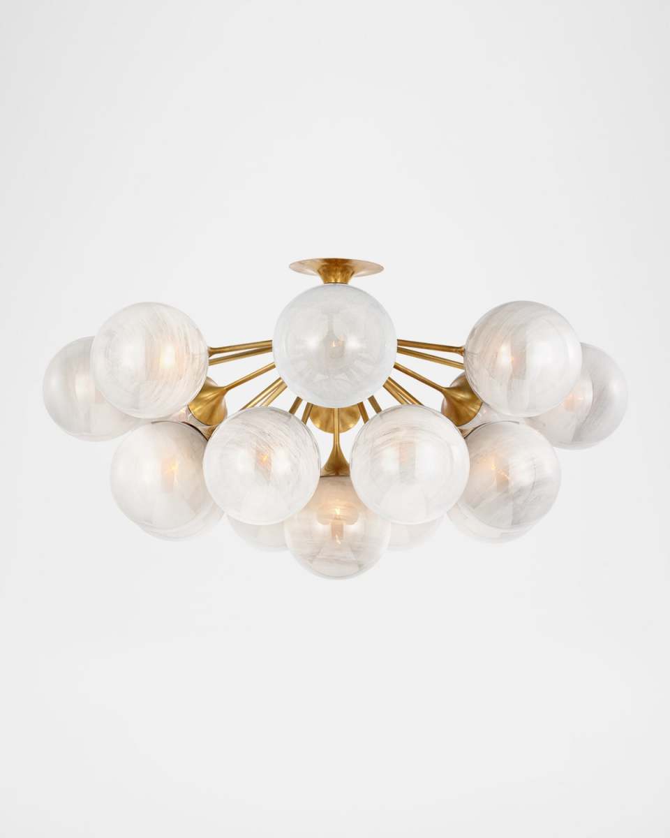 Cristol 43" 17-Light Flush Mount by AERIN